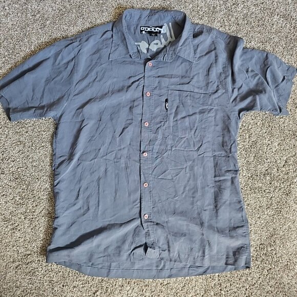 O'Neill Outdoors Gray Ful Button Down Collared Size Large Long Sleeve Shirt - Picture 1 of 7